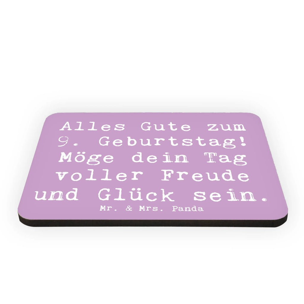 Magnet Saying Alles Gute zum 9. Geburtstag! Möge dein Tag voller Freude und Glück sein. Souvenir Magnet, Pinnwandmagnet, Kühlschrankmagnet, Dekomagnet, Kühlschrank Dekoration, Whiteboard Magnet, Motivmagnete, Notiz Magnet, Geburtstag, Geburtstagsgeschenk, Geschenk