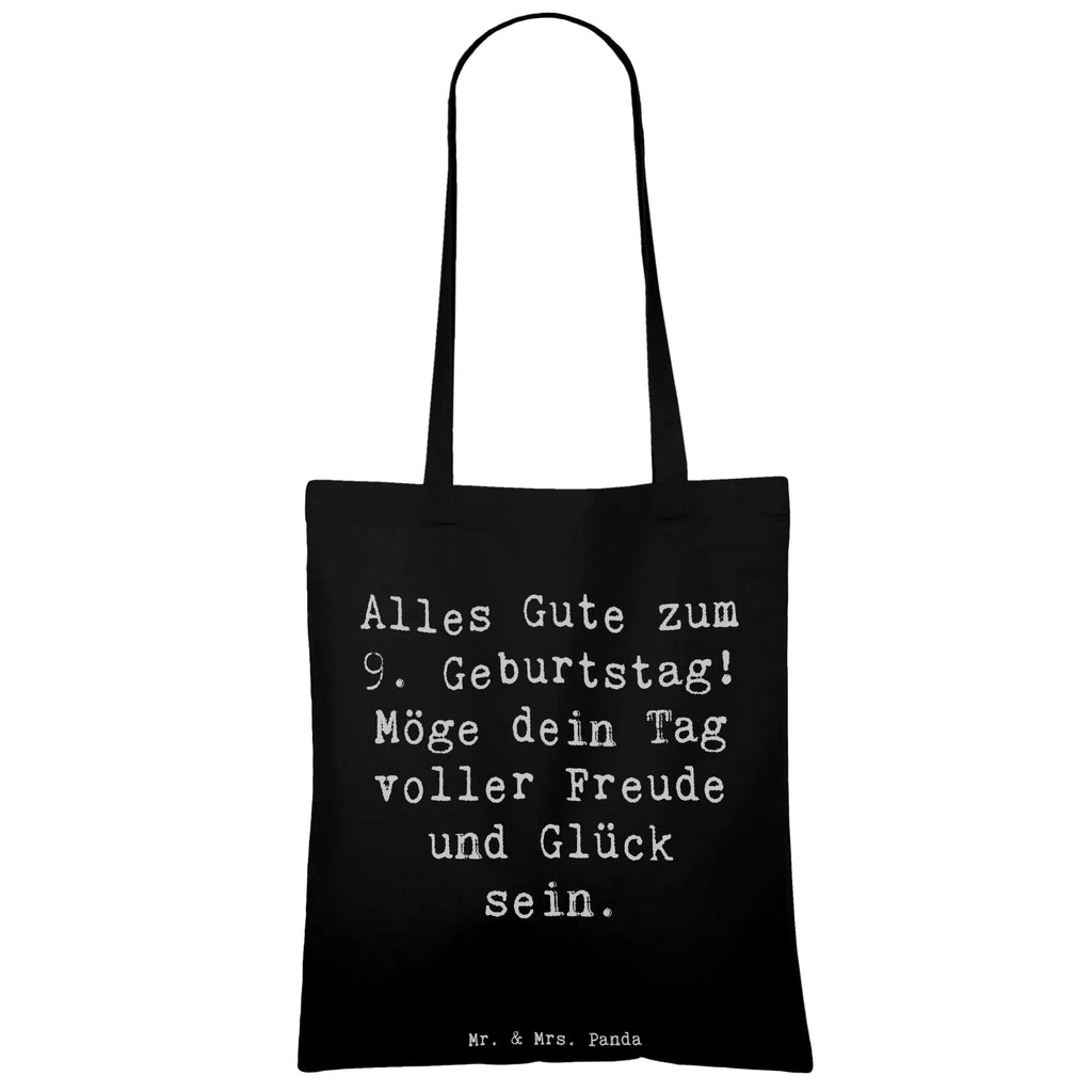 Tragetasche Spruch 9. Geburtstag Freude Einkaufstasche, Jutetasche, Stofftasche, Jutebeutel, Schultertasche, Shopper, Beutel, Umhängetasche, Stoffbeutel, Tragetasche, Badetasche, Laptoptasche, Einkaufstüte, Beuteltasche, Tasche, Strandtasche, Geburtstag, Geburtstagsgeschenk, Geschenk