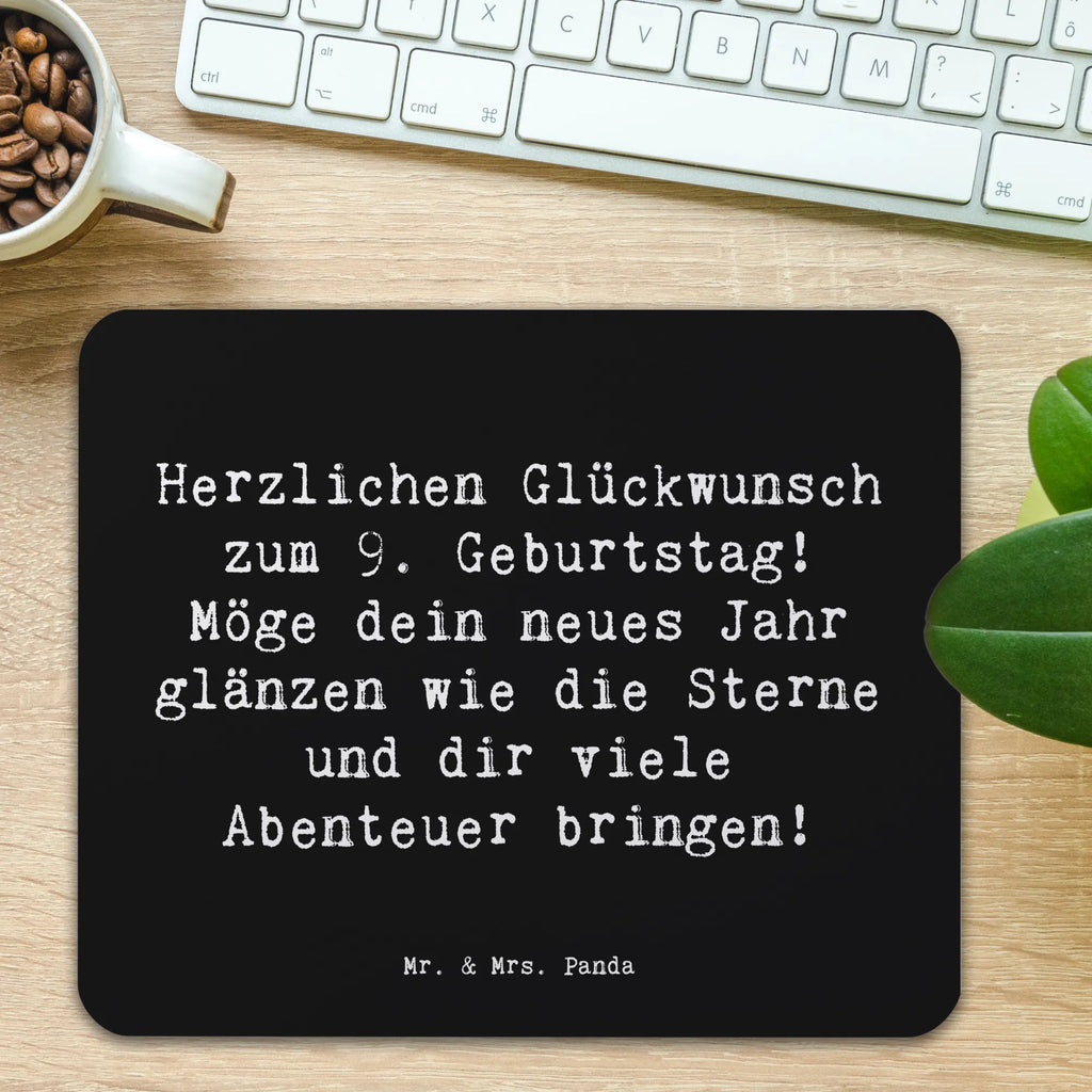 Mauspad Spruch 9. Geburtstag Glanz Designer Mauspad, Büroausstattung, PC Zubehör, Mausunterlage, Computer zubehör, Mousepad, Mauspad, Arbeitszimmer, Mauspad Büro, Einzigartiges Mauspad, Geburtstag, Geburtstagsgeschenk, Geschenk