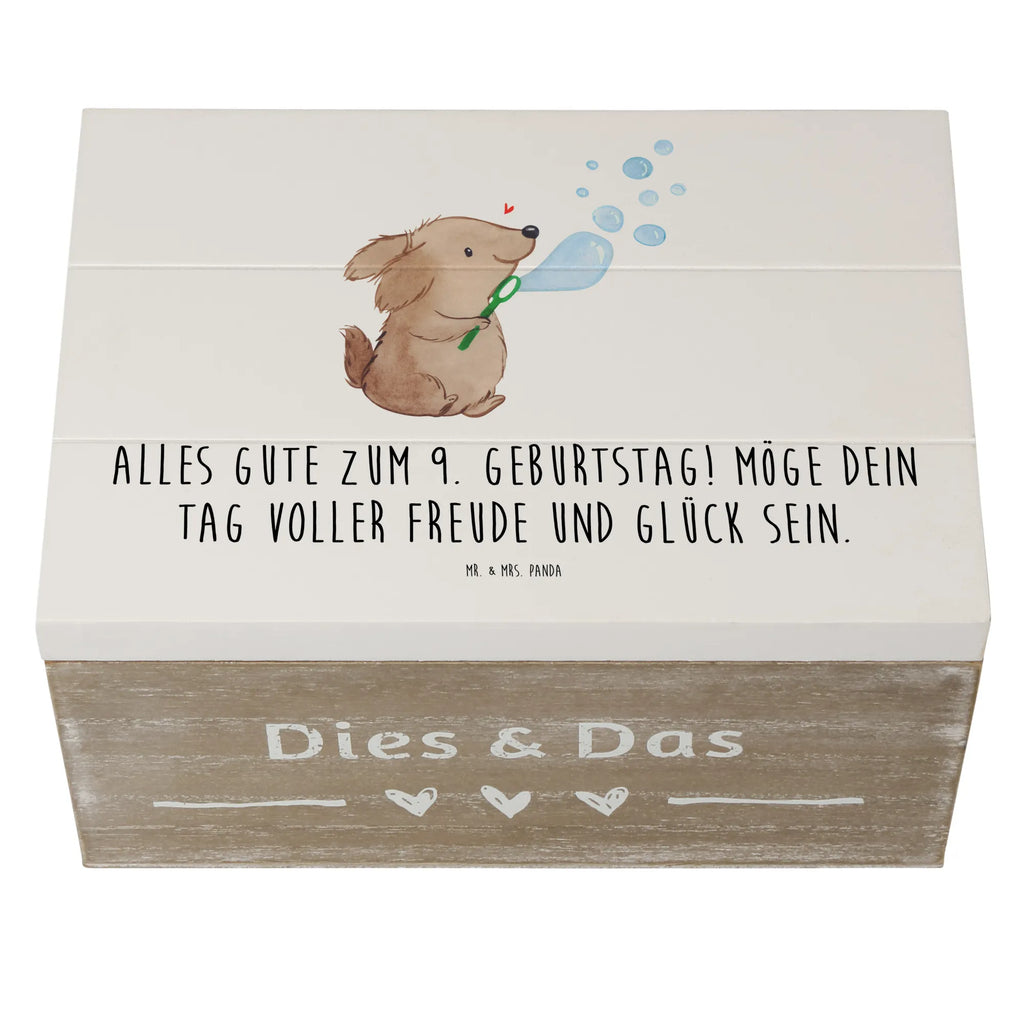 Holzkiste 9. Geburtstag Freude Dekokiste, Geschenkdose, Holzkiste, XXL, Erinnerungskiste, Geschenkbox, Schatulle, Truhe, Kiste, Schatzkiste, Aufbewahrungsbox, Erinnerungsbox, Geburtstag, Geburtstagsgeschenk, Geschenk