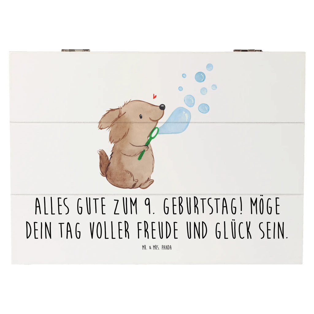 Holzkiste 9. Geburtstag Freude Dekokiste, Geschenkdose, Holzkiste, XXL, Erinnerungskiste, Geschenkbox, Schatulle, Truhe, Kiste, Schatzkiste, Aufbewahrungsbox, Erinnerungsbox, Geburtstag, Geburtstagsgeschenk, Geschenk