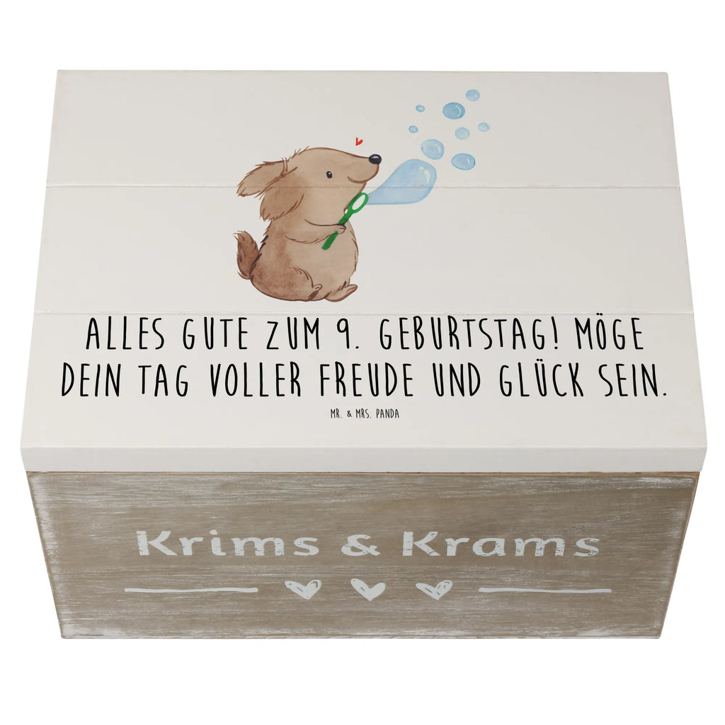 Holzkiste 9. Geburtstag Freude Dekokiste, Geschenkdose, Holzkiste, XXL, Erinnerungskiste, Geschenkbox, Schatulle, Truhe, Kiste, Schatzkiste, Aufbewahrungsbox, Erinnerungsbox, Geburtstag, Geburtstagsgeschenk, Geschenk