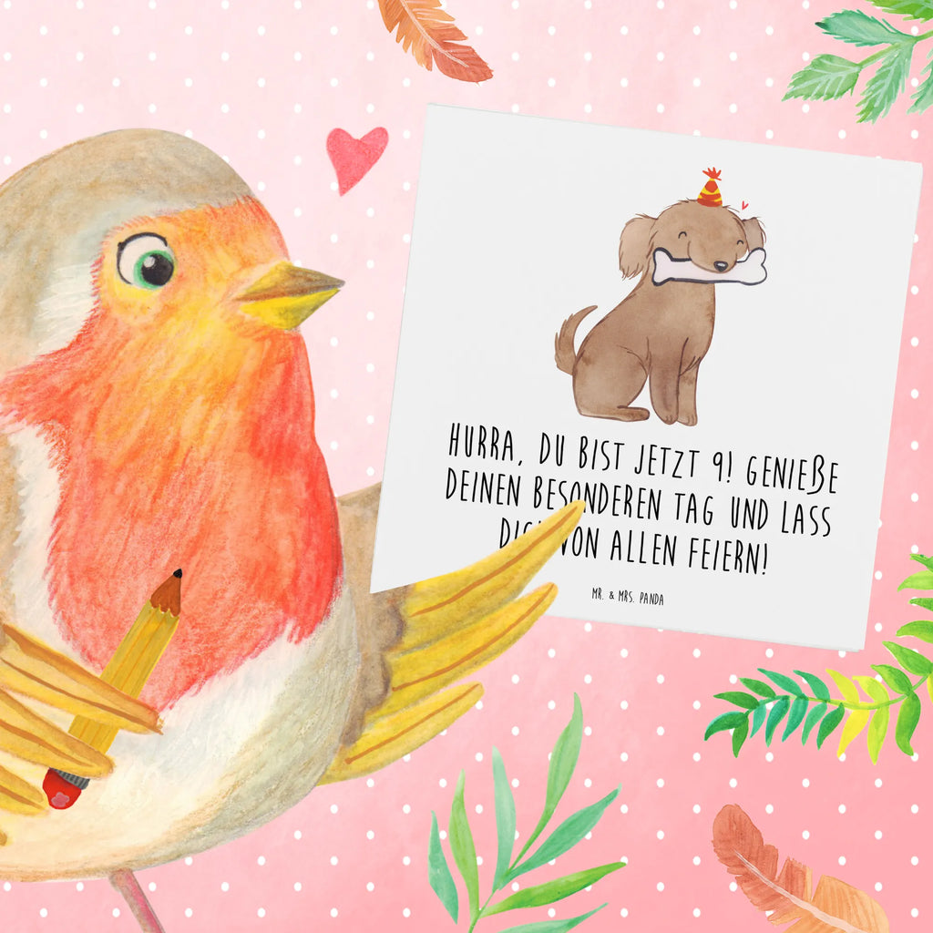 Deluxe Karte 9. Geburtstag Freude Hochzeitskarte, Hochwertige Klappkarte, Einladungskarte, Grußkarte, Karte, Hochwertige Grußkarte, Geburtstagskarte, Glückwunschkarte, Klappkarte, Geburtstag, Geburtstagsgeschenk, Geschenk