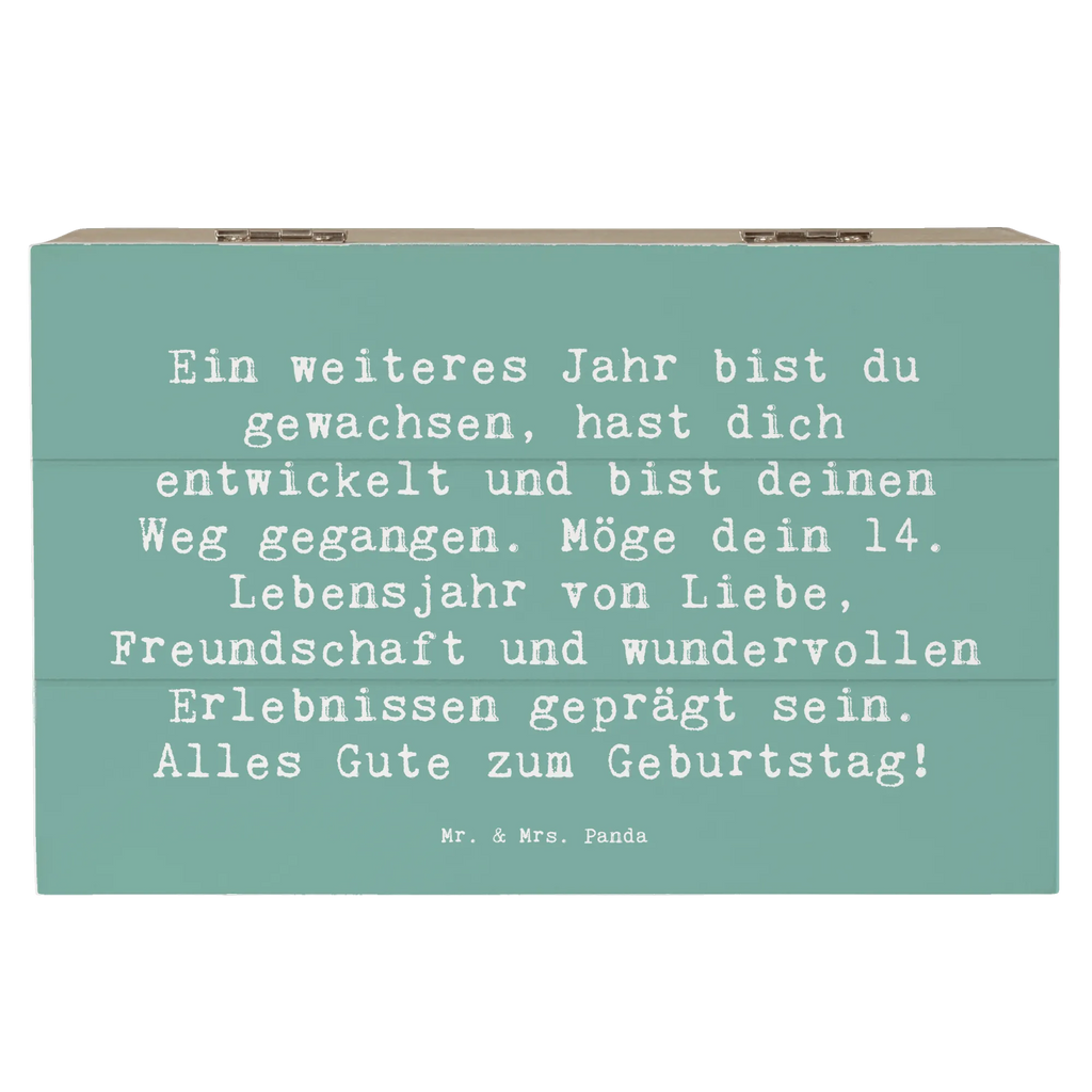 Holzkiste Spruch 14. Geburtstag Erinnerungsbox, Holzkiste, Geschenkdose, Schatzkiste, Schatulle, XXL, Truhe, Dekokiste, Aufbewahrungsbox, Erinnerungskiste, Kiste, Geschenkbox, Geburtstag, Geburtstagsgeschenk, Geschenk