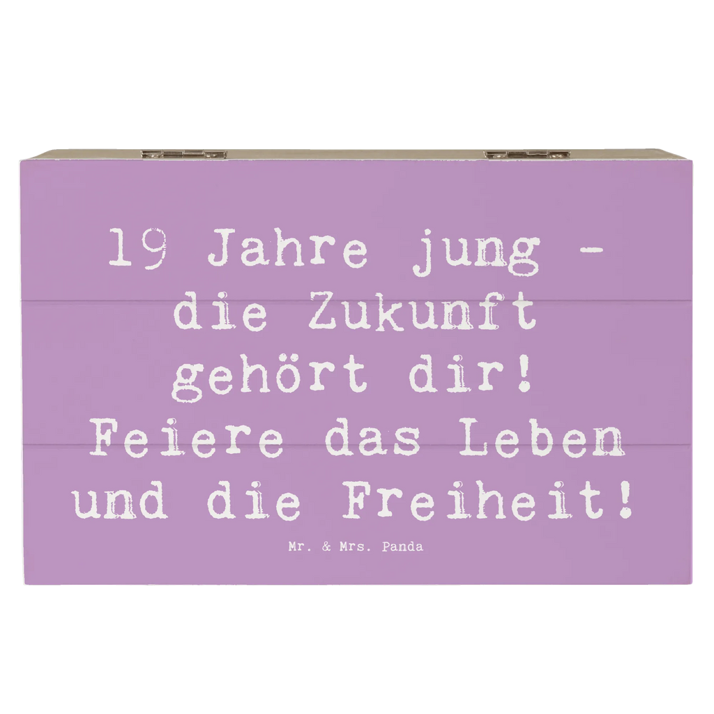 Holzkiste Spruch 19. Geburtstag Geschenkbox, Truhe, Schatzkiste, Aufbewahrungsbox, XXL, Erinnerungskiste, Dekokiste, Erinnerungsbox, Schatulle, Kiste, Geschenkdose, Holzkiste, Geburtstag, Geburtstagsgeschenk, Geschenk