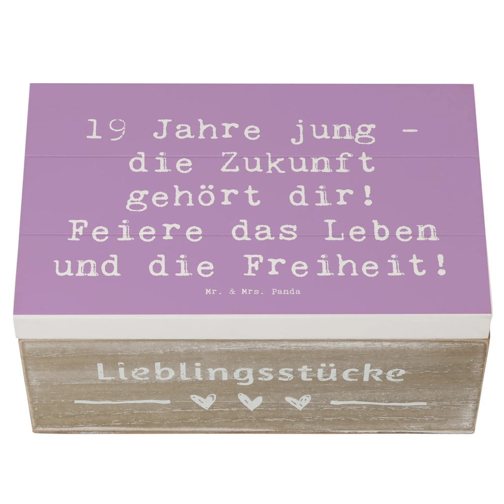 Holzkiste Spruch 19. Geburtstag Geschenkbox, Truhe, Schatzkiste, Aufbewahrungsbox, XXL, Erinnerungskiste, Dekokiste, Erinnerungsbox, Schatulle, Kiste, Geschenkdose, Holzkiste, Geburtstag, Geburtstagsgeschenk, Geschenk