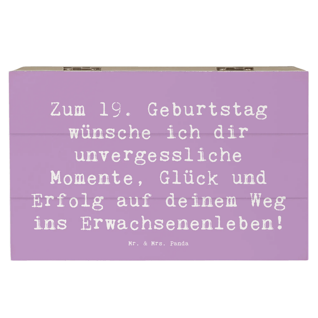 Holzkiste Spruch 19. Geburtstag Wünsche Schatzkiste, Truhe, Geschenkdose, Aufbewahrungsbox, Kiste, Geschenkbox, Erinnerungskiste, Holzkiste, Schatulle, Erinnerungsbox, XXL, Dekokiste, Geburtstag, Geburtstagsgeschenk, Geschenk