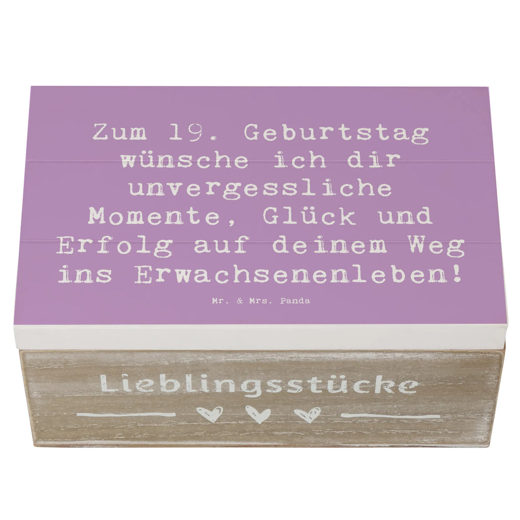 Holzkiste Spruch 19. Geburtstag Wünsche Schatzkiste, Truhe, Geschenkdose, Aufbewahrungsbox, Kiste, Geschenkbox, Erinnerungskiste, Holzkiste, Schatulle, Erinnerungsbox, XXL, Dekokiste, Geburtstag, Geburtstagsgeschenk, Geschenk