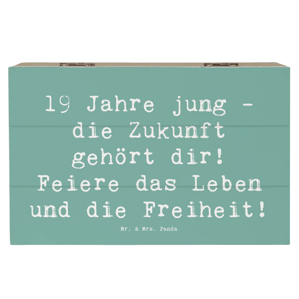 Holzkiste Spruch 19. Geburtstag Geschenkbox, Truhe, Schatzkiste, Aufbewahrungsbox, XXL, Erinnerungskiste, Dekokiste, Erinnerungsbox, Schatulle, Kiste, Geschenkdose, Holzkiste, Geburtstag, Geburtstagsgeschenk, Geschenk