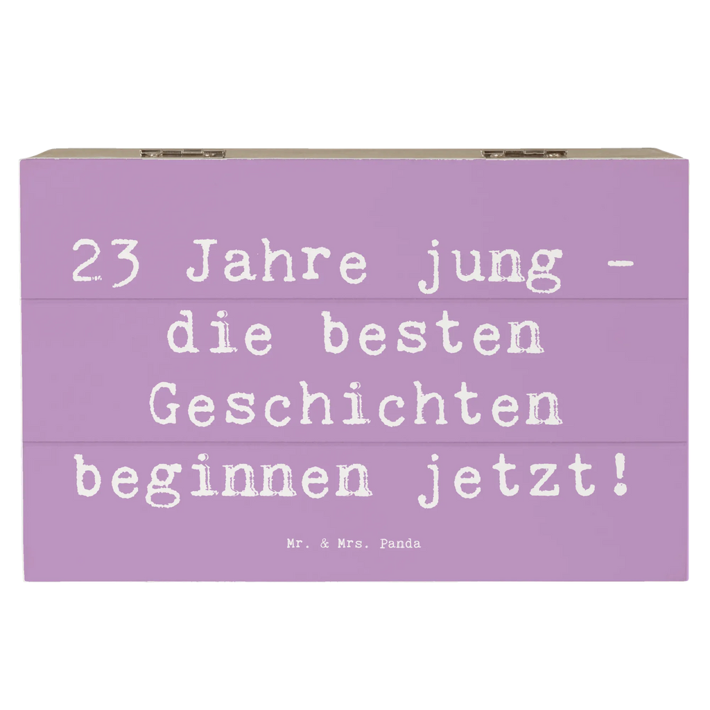 Holzkiste Spruch 23. Geburtstag Geschichten Schatzkiste, Aufbewahrungsbox, Erinnerungsbox, Dekokiste, Schatulle, XXL, Erinnerungskiste, Truhe, Geschenkbox, Kiste, Geschenkdose, Holzkiste, Geburtstag, Geburtstagsgeschenk, Geschenk