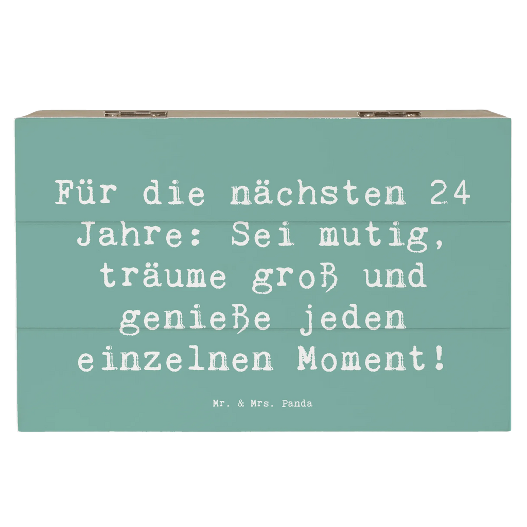 Holzkiste Spruch 24. Geburtstag Mutig Träumen Schatzkiste, Schatulle, Holzkiste, Geschenkbox, Geschenkdose, Erinnerungsbox, Erinnerungskiste, Kiste, Dekokiste, XXL, Truhe, Aufbewahrungsbox, Geburtstag, Geburtstagsgeschenk, Geschenk