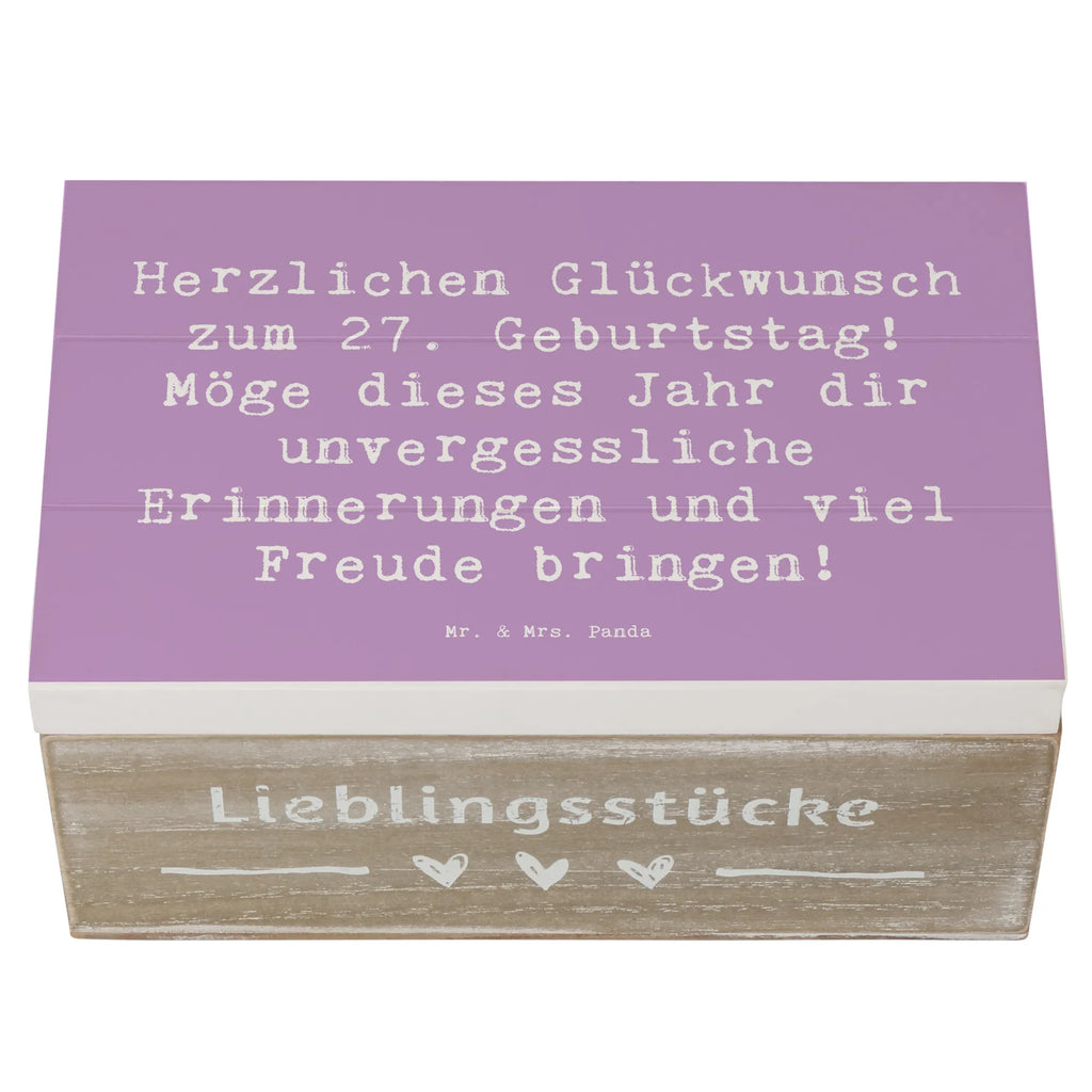 Holzkiste Spruch 27. Geburtstag Erinnerungskiste, Kiste, Schatulle, XXL, Holzkiste, Aufbewahrungsbox, Erinnerungsbox, Schatzkiste, Geschenkdose, Dekokiste, Truhe, Geschenkbox, Geburtstag, Geburtstagsgeschenk, Geschenk