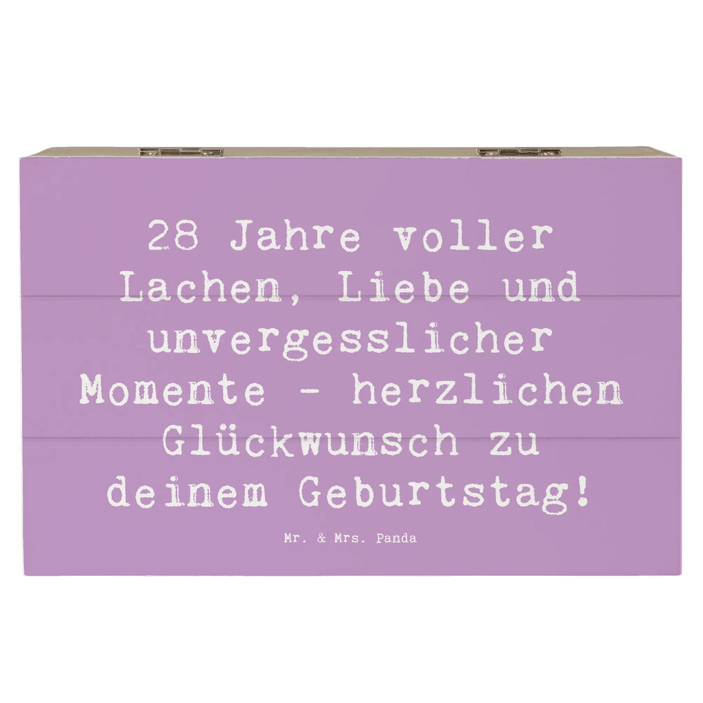 Wooden chest Saying 28 Jahre voller Lachen, Liebe und unvergesslicher Momente - herzlichen Glückwunsch zu deinem Geburtstag! Schatzkiste, Dekokiste, XXL, Geschenkdose, Schatulle, Aufbewahrungsbox, Truhe, Erinnerungsbox, Geschenkbox, Erinnerungskiste, Kiste, Holzkiste, Geburtstag, Geburtstagsgeschenk, Geschenk