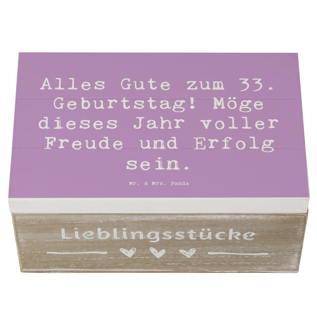 Holzkiste Spruch 33. Geburtstag Truhe, Holzkiste, Schatzkiste, Geschenkbox, Erinnerungskiste, Dekokiste, Aufbewahrungsbox, Geschenkdose, Schatulle, Kiste, XXL, Erinnerungsbox, Geburtstag, Geburtstagsgeschenk, Geschenk