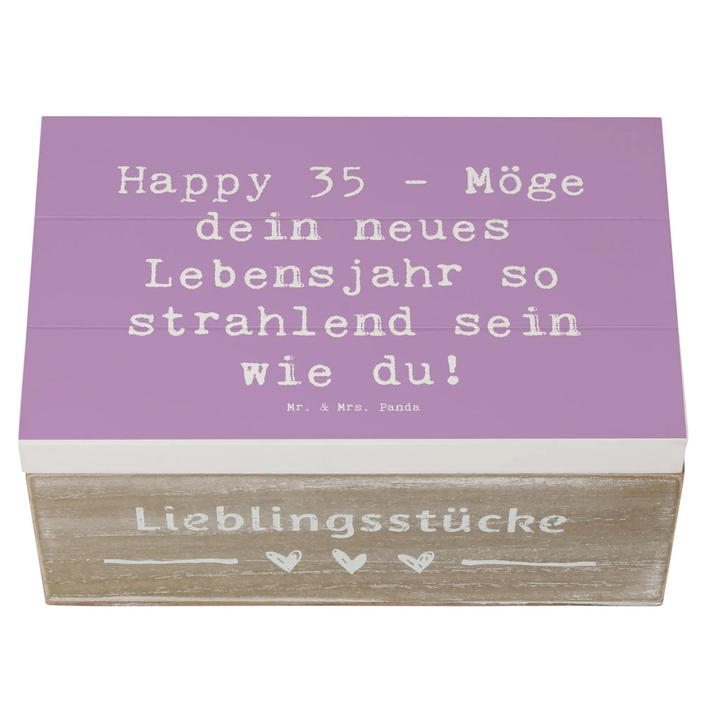 Holzkiste Spruch 35. Geburtstag Glückwünsche Schatulle, Geschenkbox, Schatzkiste, Aufbewahrungsbox, Erinnerungskiste, Dekokiste, Truhe, Kiste, Holzkiste, Geschenkdose, Erinnerungsbox, XXL, Geburtstag, Geburtstagsgeschenk, Geschenk