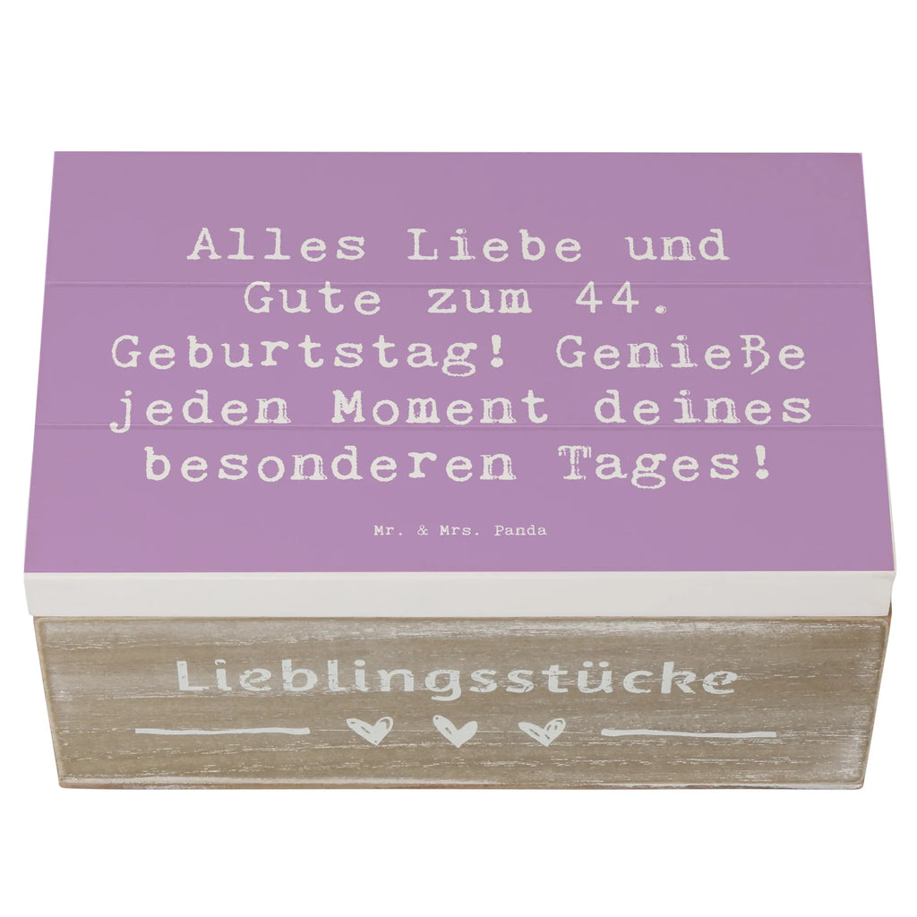 Holzkiste Spruch 44. Geburtstag Geschenkdose, Erinnerungsbox, Geschenkbox, Schatulle, Truhe, XXL, Schatzkiste, Kiste, Erinnerungskiste, Dekokiste, Holzkiste, Aufbewahrungsbox, Geburtstag, Geburtstagsgeschenk, Geschenk