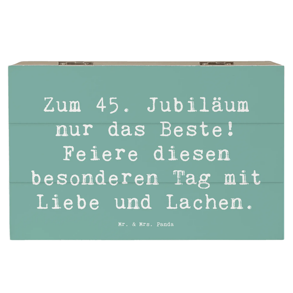 Holzkiste Spruch 45. Geburtstag Feiern XXL, Geschenkbox, Schatulle, Aufbewahrungsbox, Erinnerungskiste, Dekokiste, Kiste, Holzkiste, Geschenkdose, Schatzkiste, Truhe, Erinnerungsbox, Geburtstag, Geburtstagsgeschenk, Geschenk