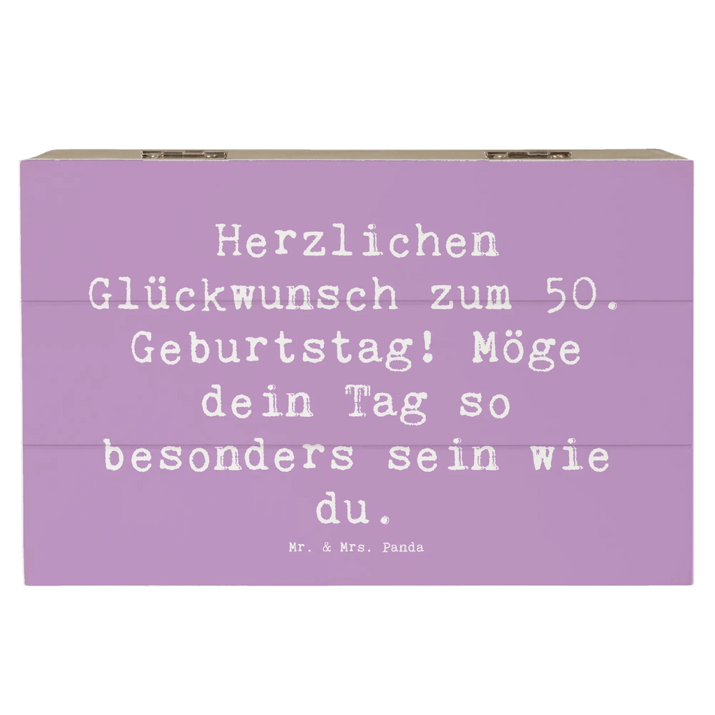 Holzkiste Spruch 50. Geburtstag Freude Aufbewahrungsbox, Erinnerungskiste, Truhe, Schatulle, Dekokiste, Erinnerungsbox, Schatzkiste, Geschenkdose, XXL, Geschenkbox, Kiste, Holzkiste, Geburtstag, Geburtstagsgeschenk, Geschenk