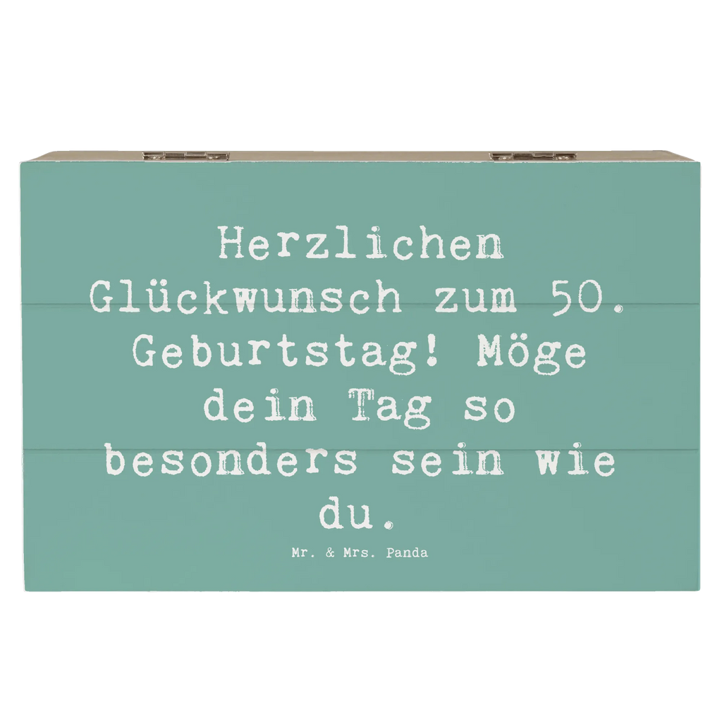 Holzkiste Spruch 50. Geburtstag Freude Aufbewahrungsbox, Erinnerungskiste, Truhe, Schatulle, Dekokiste, Erinnerungsbox, Schatzkiste, Geschenkdose, XXL, Geschenkbox, Kiste, Holzkiste, Geburtstag, Geburtstagsgeschenk, Geschenk