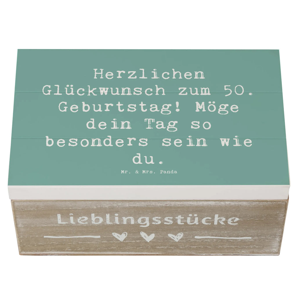 Holzkiste Spruch 50. Geburtstag Freude Aufbewahrungsbox, Erinnerungskiste, Truhe, Schatulle, Dekokiste, Erinnerungsbox, Schatzkiste, Geschenkdose, XXL, Geschenkbox, Kiste, Holzkiste, Geburtstag, Geburtstagsgeschenk, Geschenk