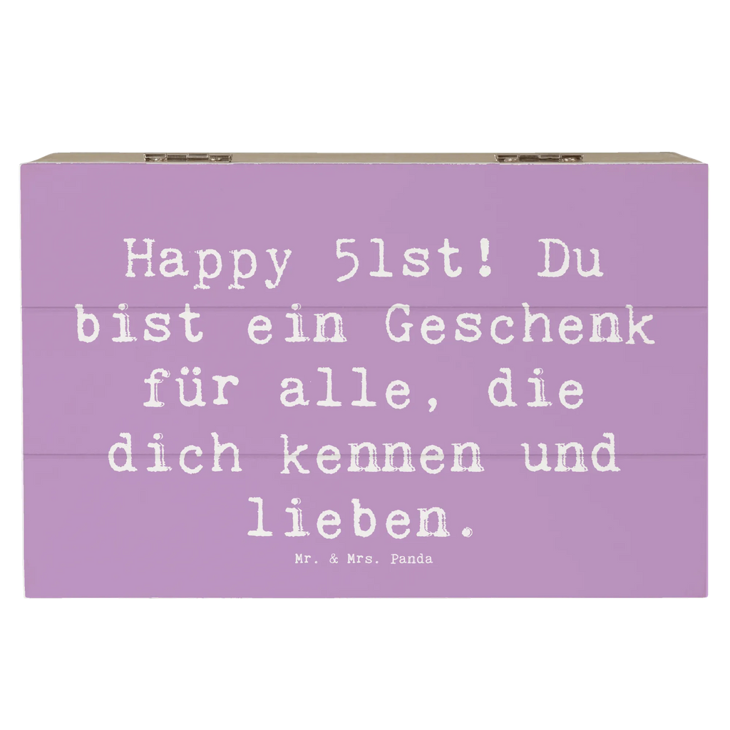 Holzkiste Spruch 51. Geburtstag Geschenk Schatulle, Dekokiste, Holzkiste, Erinnerungsbox, Aufbewahrungsbox, Geschenkdose, Erinnerungskiste, XXL, Truhe, Kiste, Geschenkbox, Schatzkiste, Geburtstag, Geburtstagsgeschenk, Geschenk