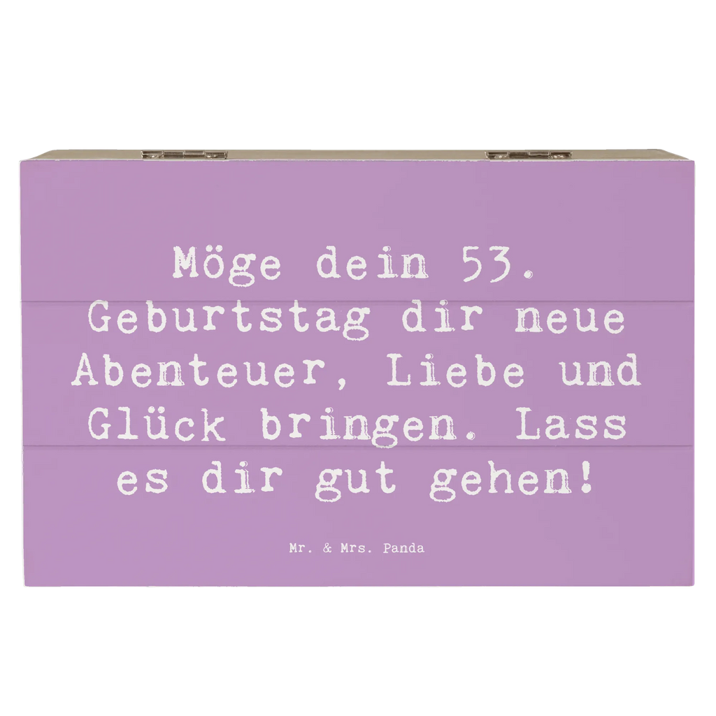 Holzkiste Spruch 53. Geburtstag Abenteuer Geschenkbox, Geschenkdose, Aufbewahrungsbox, XXL, Kiste, Schatzkiste, Erinnerungskiste, Dekokiste, Erinnerungsbox, Holzkiste, Schatulle, Truhe, Geburtstag, Geburtstagsgeschenk, Geschenk