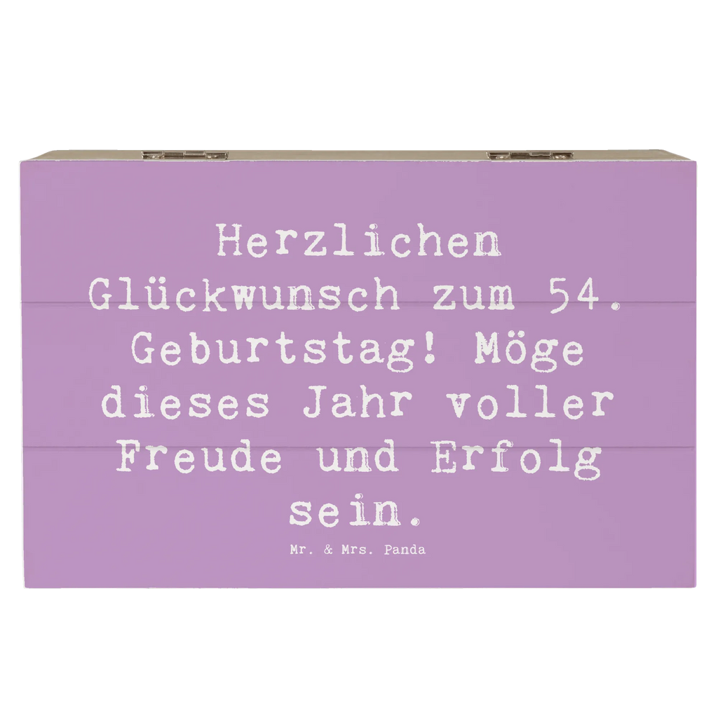Holzkiste Spruch 54. Geburtstag Freude Erfolg Kiste, Geschenkdose, Dekokiste, Erinnerungsbox, Holzkiste, Geschenkbox, Truhe, XXL, Erinnerungskiste, Schatulle, Aufbewahrungsbox, Schatzkiste, Geburtstag, Geburtstagsgeschenk, Geschenk