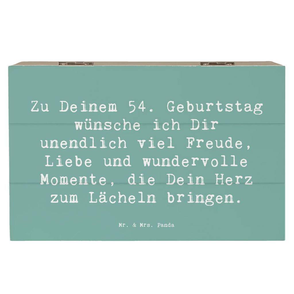 Holzkiste Spruch 54. Geburtstag Freude Kiste, Geschenkbox, Truhe, Geschenkdose, Schatzkiste, Erinnerungsbox, Erinnerungskiste, Holzkiste, Schatulle, XXL, Dekokiste, Aufbewahrungsbox, Geburtstag, Geburtstagsgeschenk, Geschenk