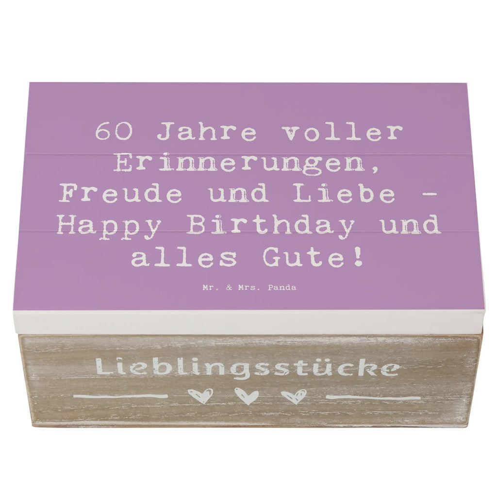 Holzkiste Spruch 60. Geburtstag Glückwunsch Erinnerungskiste, Erinnerungsbox, Holzkiste, Dekokiste, Truhe, Schatzkiste, Aufbewahrungsbox, Geschenkdose, Kiste, Geschenkbox, Schatulle, XXL, Geburtstag, Geburtstagsgeschenk, Geschenk