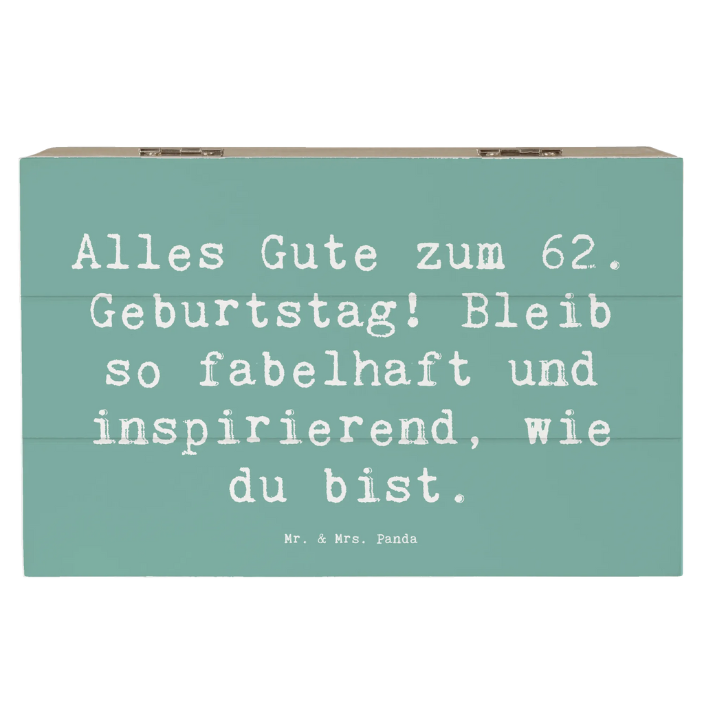 Holzkiste Spruch 62. Geburtstag Freude Schatzkiste, Holzkiste, Geschenkbox, Aufbewahrungsbox, Truhe, Geschenkdose, Dekokiste, Kiste, Erinnerungsbox, Erinnerungskiste, XXL, Schatulle, Geburtstag, Geburtstagsgeschenk, Geschenk