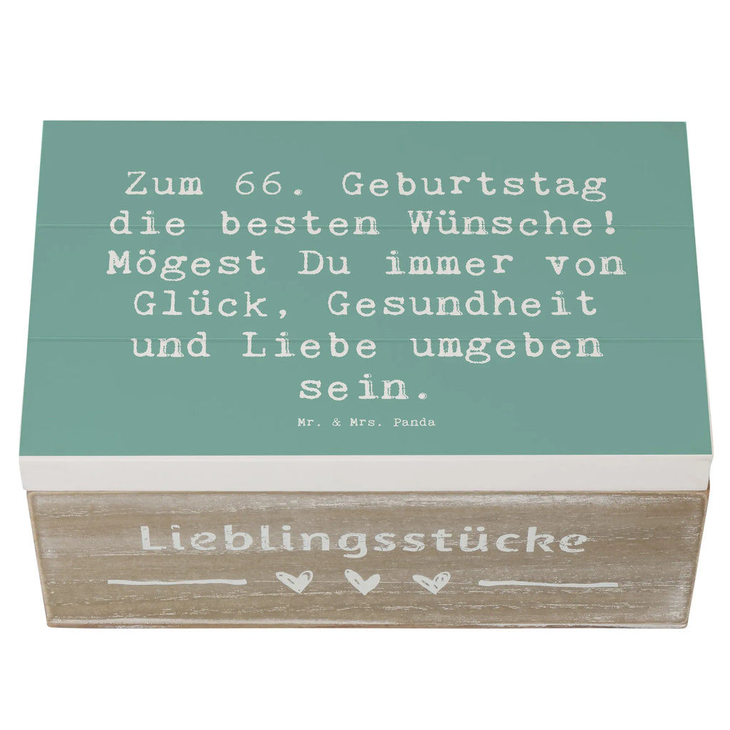 Holzkiste Spruch 66. Geburtstag XXL, Erinnerungsbox, Dekokiste, Kiste, Schatulle, Geschenkbox, Holzkiste, Truhe, Aufbewahrungsbox, Schatzkiste, Erinnerungskiste, Geschenkdose, Geburtstag, Geburtstagsgeschenk, Geschenk