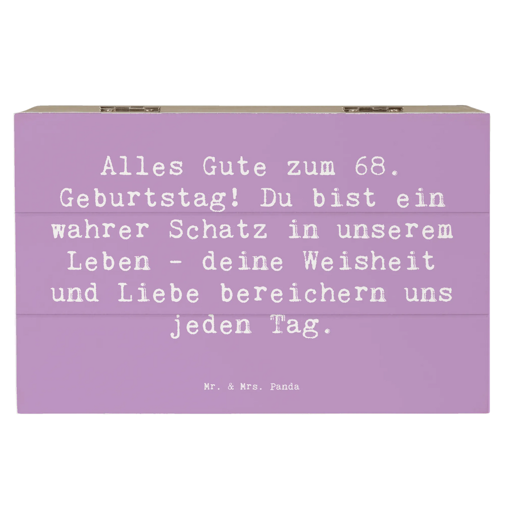 Holzkiste Spruch 68. Geburtstag Schatz Holzkiste, Kiste, Geschenkdose, Erinnerungskiste, Erinnerungsbox, Schatzkiste, Aufbewahrungsbox, Dekokiste, Truhe, XXL, Geschenkbox, Schatulle, Geburtstag, Geburtstagsgeschenk, Geschenk