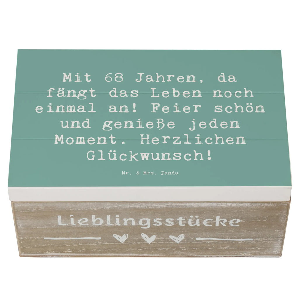 Holzkiste Spruch 68. Geburtstag Freude Kiste, Dekokiste, Geschenkdose, Holzkiste, Geschenkbox, Schatzkiste, Erinnerungskiste, Truhe, Erinnerungsbox, Aufbewahrungsbox, XXL, Schatulle, Geburtstag, Geburtstagsgeschenk, Geschenk