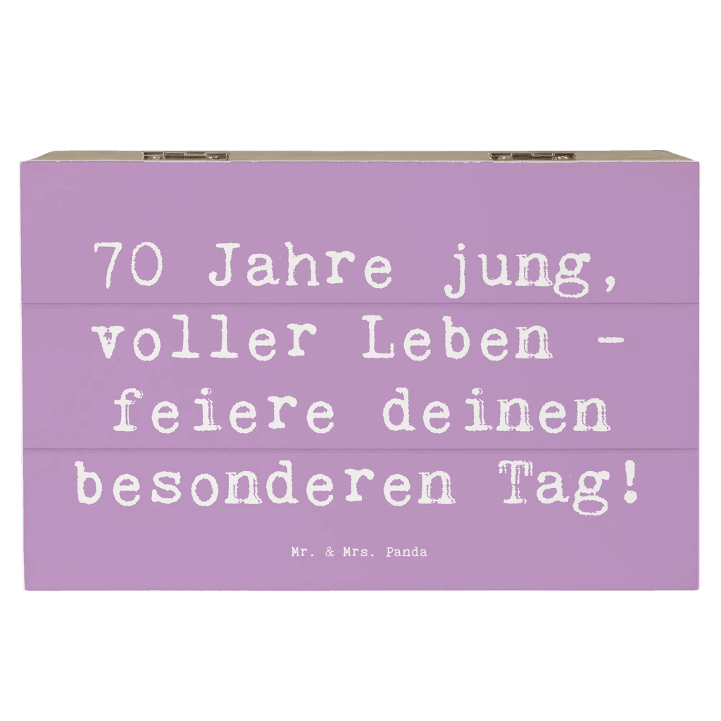 Holzkiste Spruch 70. Geburtstag Feier Schatulle, Erinnerungskiste, Kiste, Geschenkdose, XXL, Erinnerungsbox, Aufbewahrungsbox, Schatzkiste, Geschenkbox, Holzkiste, Dekokiste, Truhe, Geburtstag, Geburtstagsgeschenk, Geschenk