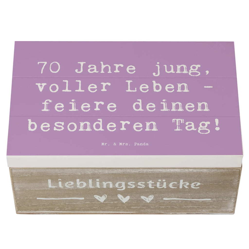 Holzkiste Spruch 70. Geburtstag Feier Schatulle, Erinnerungskiste, Kiste, Geschenkdose, XXL, Erinnerungsbox, Aufbewahrungsbox, Schatzkiste, Geschenkbox, Holzkiste, Dekokiste, Truhe, Geburtstag, Geburtstagsgeschenk, Geschenk