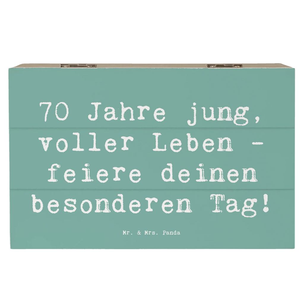 Holzkiste Spruch 70. Geburtstag Feier Schatulle, Erinnerungskiste, Kiste, Geschenkdose, XXL, Erinnerungsbox, Aufbewahrungsbox, Schatzkiste, Geschenkbox, Holzkiste, Dekokiste, Truhe, Geburtstag, Geburtstagsgeschenk, Geschenk