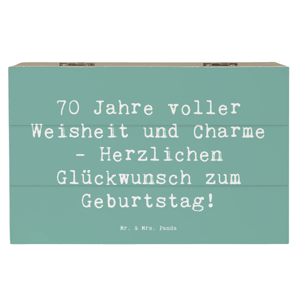 Holzkiste Spruch 70. Geburtstag Erinnerungskiste, Dekokiste, Aufbewahrungsbox, Geschenkbox, Holzkiste, Erinnerungsbox, XXL, Kiste, Schatzkiste, Geschenkdose, Schatulle, Truhe, Geburtstag, Geburtstagsgeschenk, Geschenk