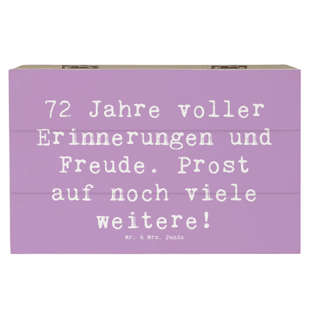 Holzkiste Spruch 72. Geburtstag Glückwünsche Dekokiste, Holzkiste, XXL, Erinnerungsbox, Aufbewahrungsbox, Schatulle, Schatzkiste, Kiste, Geschenkdose, Erinnerungskiste, Truhe, Geschenkbox, Geburtstag, Geburtstagsgeschenk, Geschenk