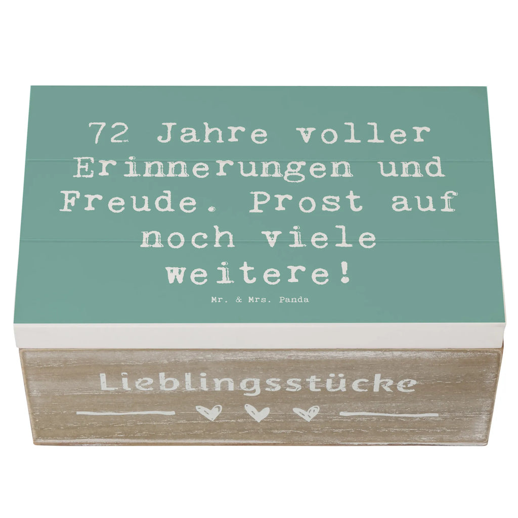 Holzkiste Spruch 72. Geburtstag Glückwünsche Dekokiste, Holzkiste, XXL, Erinnerungsbox, Aufbewahrungsbox, Schatulle, Schatzkiste, Kiste, Geschenkdose, Erinnerungskiste, Truhe, Geschenkbox, Geburtstag, Geburtstagsgeschenk, Geschenk