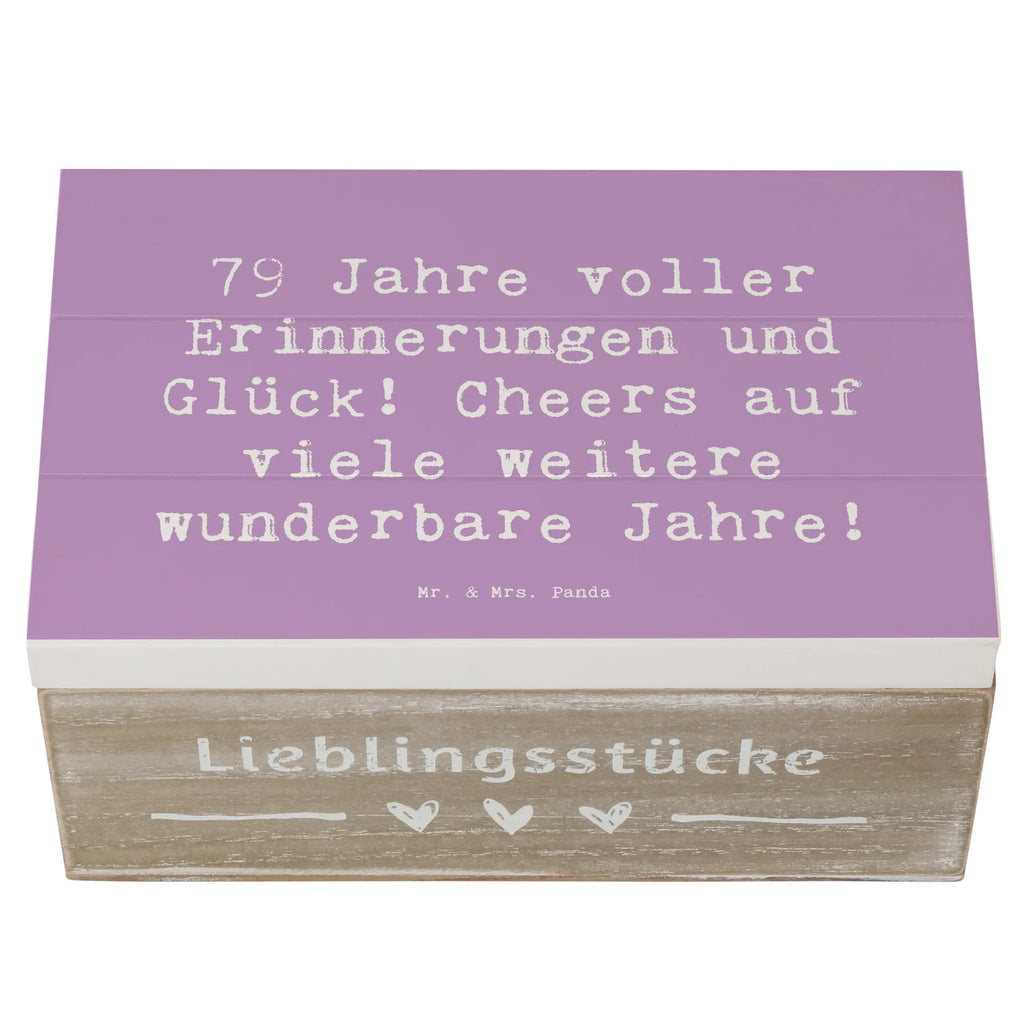 Holzkiste Spruch 79. Geburtstag Erinnerungen Erinnerungsbox, Aufbewahrungsbox, Dekokiste, XXL, Kiste, Schatzkiste, Geschenkbox, Holzkiste, Erinnerungskiste, Schatulle, Geschenkdose, Truhe, Geburtstag, Geburtstagsgeschenk, Geschenk