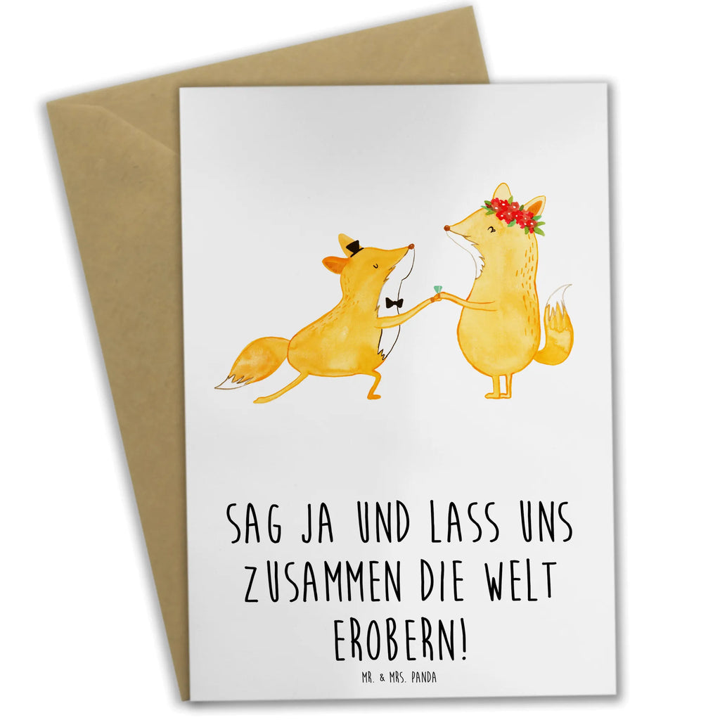 Greetings card Sag Ja und lass uns zusammen die Welt erobern! Ansichtskarten, Hochzeitskarte, Karte, Grußkarte, Glückwunschkarte, Einladungskarte, Klappkarte, Geburtstagskarte, Hochzeit, Hochzeitsgeschenk, Ehe, Hochzeitsfeier, Trauung, Trauungsgeschenk, Verlobungsfeier, Verlobungsgeschenk, Hochzeitsgeschenkideen, Hochzeitsgeschenke für Brautpaar