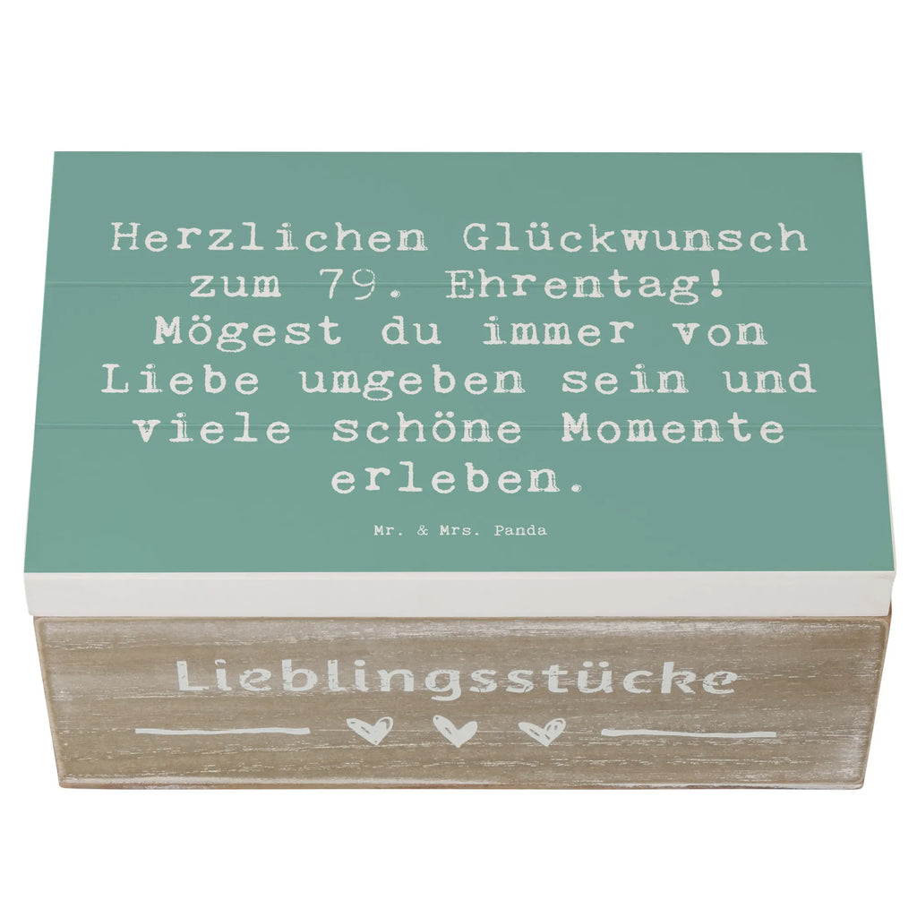 Holzkiste Spruch 79. Geburtstag Glückwünsche Schatulle, Holzkiste, Schatzkiste, Geschenkdose, XXL, Erinnerungsbox, Geschenkbox, Erinnerungskiste, Kiste, Dekokiste, Aufbewahrungsbox, Truhe, Geburtstag, Geburtstagsgeschenk, Geschenk