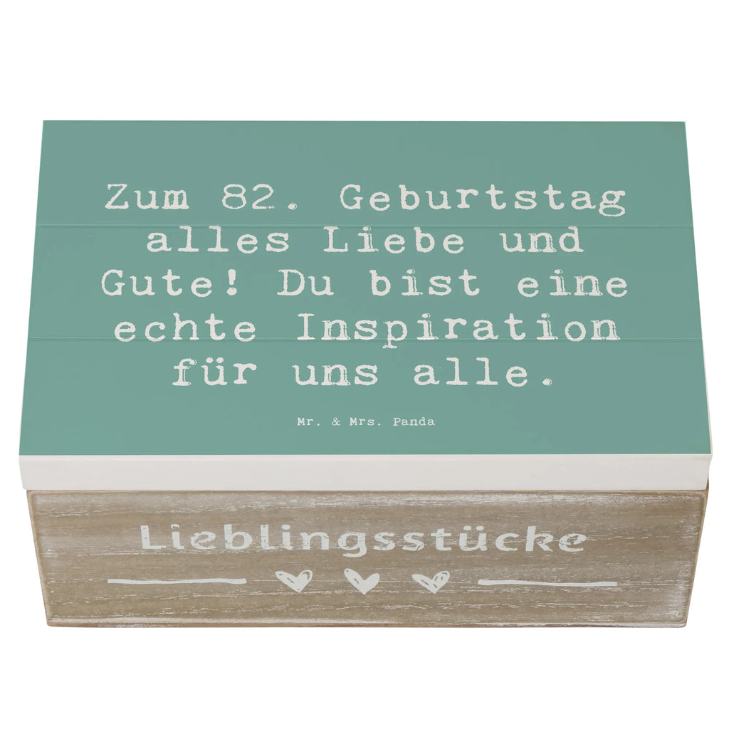 Holzkiste Spruch 82. Geburtstag Geschenkbox, Aufbewahrungsbox, Schatzkiste, Erinnerungsbox, XXL, Holzkiste, Schatulle, Truhe, Geschenkdose, Kiste, Dekokiste, Erinnerungskiste, Geburtstag, Geburtstagsgeschenk, Geschenk