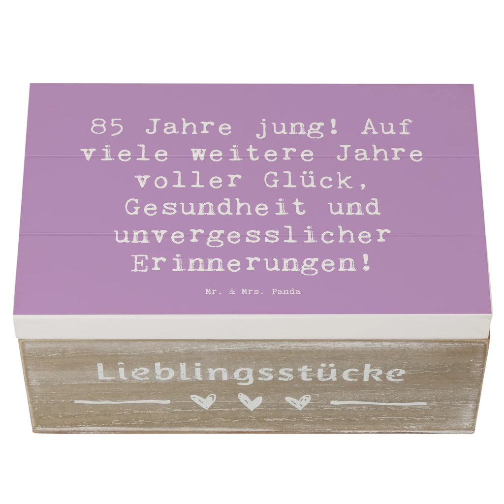 Holzkiste Spruch 85. Geburtstag Freude Erinnerungsbox, Geschenkbox, Kiste, Aufbewahrungsbox, Geschenkdose, XXL, Truhe, Dekokiste, Holzkiste, Erinnerungskiste, Schatulle, Schatzkiste, Geburtstag, Geburtstagsgeschenk, Geschenk