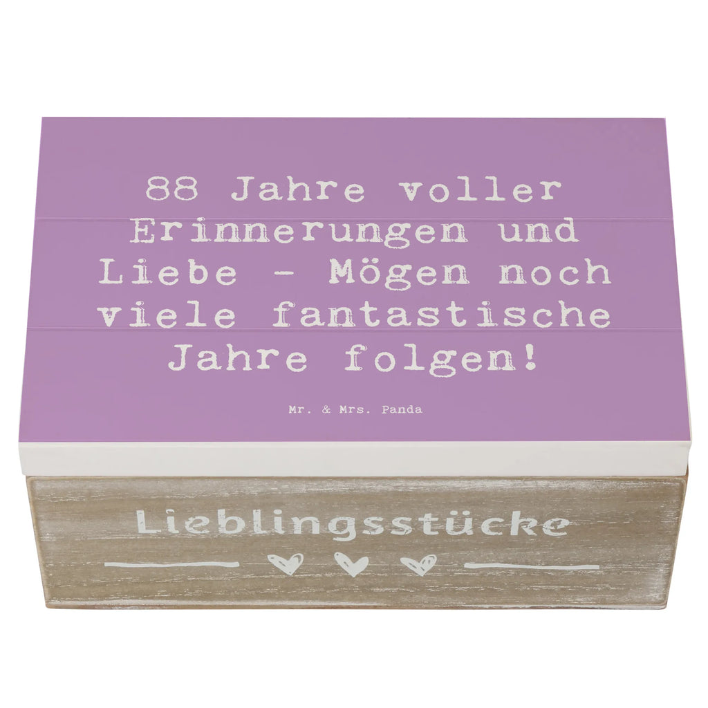 Holzkiste Spruch 88. Geburtstag Erinnerungen Schatzkiste, Dekokiste, Erinnerungsbox, Kiste, Truhe, Geschenkdose, Holzkiste, Schatulle, XXL, Geschenkbox, Erinnerungskiste, Aufbewahrungsbox, Geburtstag, Geburtstagsgeschenk, Geschenk