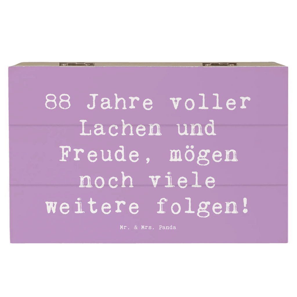 Wooden chest Saying 88 Jahre voller Lachen und Freude, mögen noch viele weitere folgen! Geschenkdose, Holzkiste, Aufbewahrungsbox, Schatzkiste, XXL, Kiste, Erinnerungsbox, Dekokiste, Erinnerungskiste, Schatulle, Geschenkbox, Truhe, Geburtstag, Geburtstagsgeschenk, Geschenk