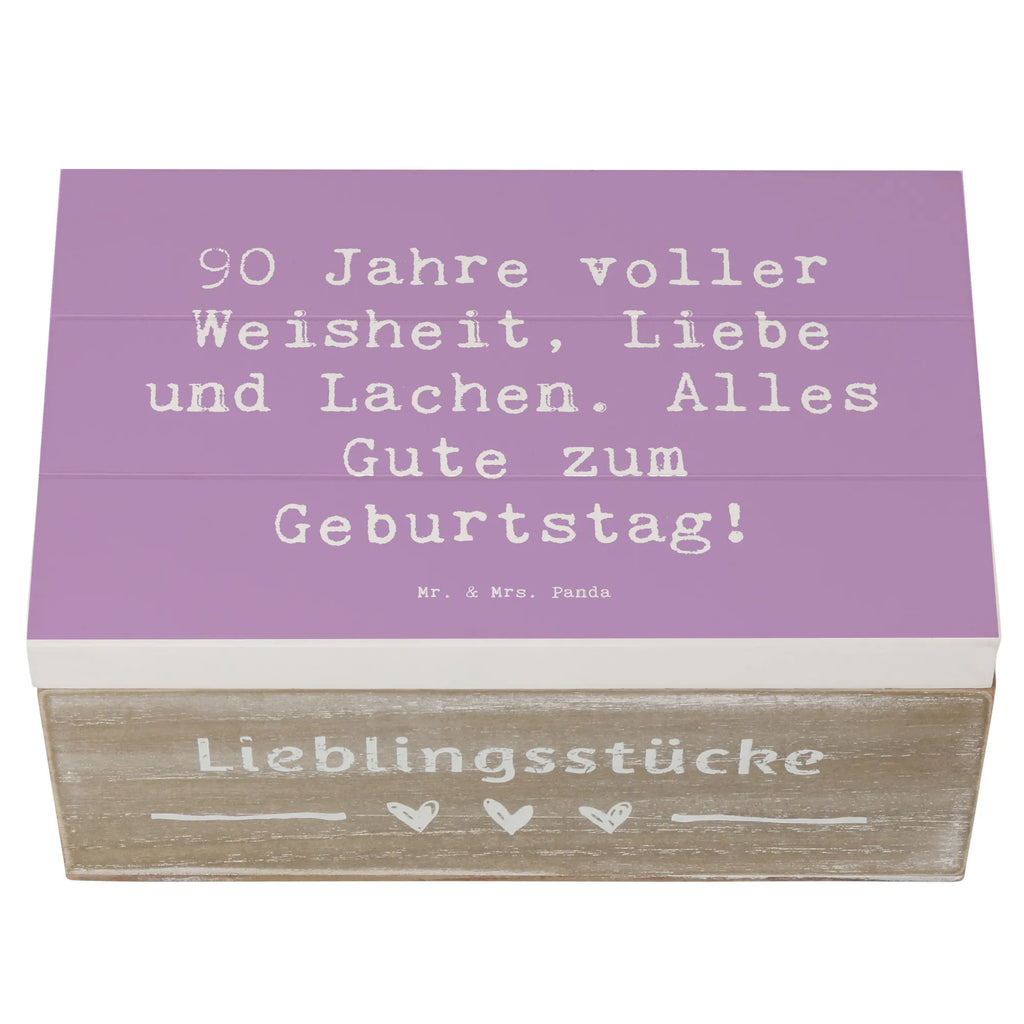 Holzkiste Spruch 90. Geburtstag XXL, Geschenkbox, Aufbewahrungsbox, Geschenkdose, Erinnerungsbox, Erinnerungskiste, Kiste, Truhe, Schatulle, Dekokiste, Holzkiste, Schatzkiste, Geburtstag, Geburtstagsgeschenk, Geschenk
