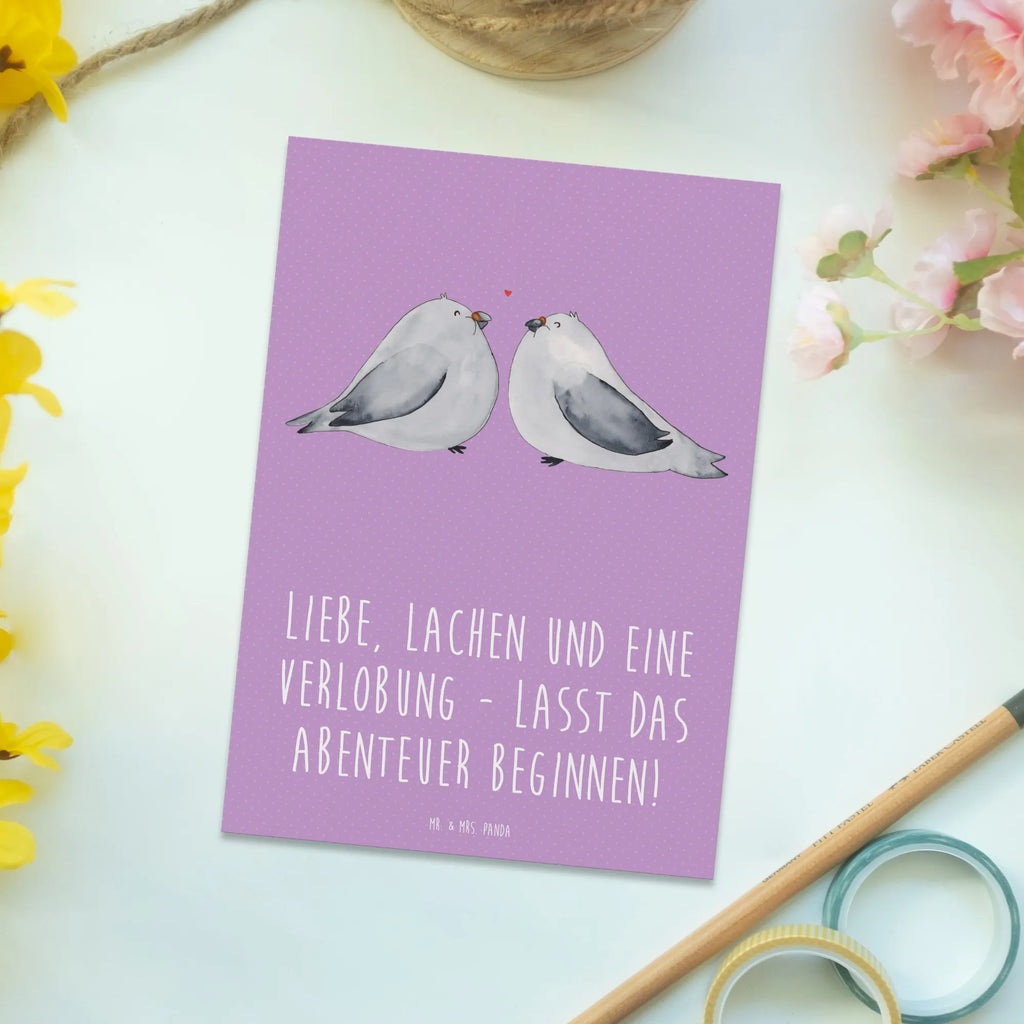 Postcard Liebe, Lachen und eine Verlobung - lasst das Abenteuer beginnen! Geschenkkarte, Einladung, Postkarte, Karte, Ansichtskarte, Ansichtskarten, Geburtstagskarte, Dankeskarte, Einladung Geburtstag, Einladungskarten Geburtstag, Grußkarte, Einladungskarte, Hochzeit, Hochzeitsgeschenk, Ehe, Hochzeitsfeier, Trauung, Trauungsgeschenk, Hochzeitskarte, Verlobungsfeier, Verlobungsgeschenk, Hochzeitsgeschenkideen, Hochzeitsgeschenke für Brautpaar