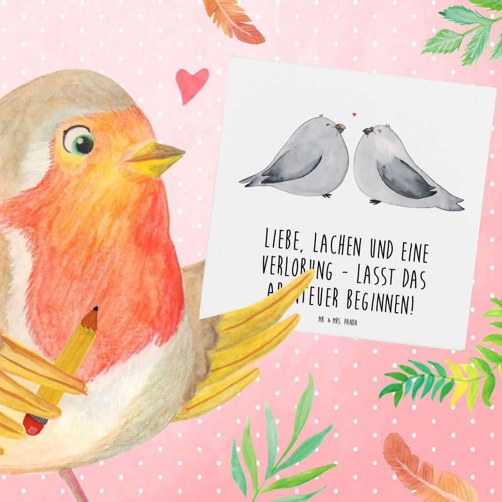 Deluxe Card Liebe, Lachen und eine Verlobung - lasst das Abenteuer beginnen! Hochwertige Grußkarte, Einladungskarte, Grußkarte, Karte, Hochzeitskarte, Hochwertige Klappkarte, Geburtstagskarte, Glückwunschkarte, Klappkarte, Hochzeit, Hochzeitsgeschenk, Ehe, Hochzeitsfeier, Trauung, Trauungsgeschenk, Verlobungsfeier, Verlobungsgeschenk, Hochzeitsgeschenkideen, Hochzeitsgeschenke für Brautpaar