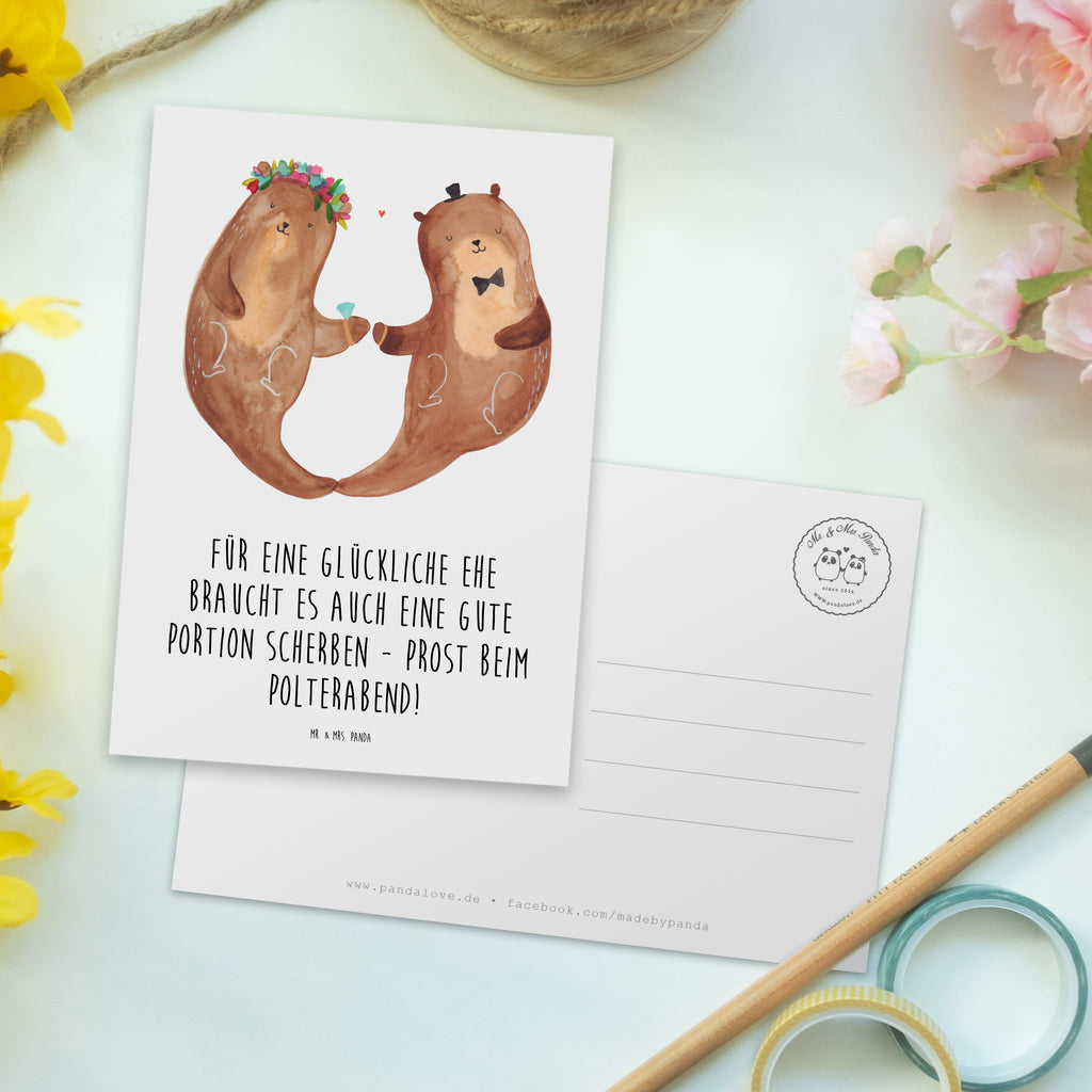 Postcard Für eine glückliche Ehe braucht es auch eine gute Portion Scherben - Prost beim Polterabend! Karte, Geburtstagskarte, Einladung, Geschenkkarte, Ansichtskarten, Dankeskarte, Einladung Geburtstag, Einladungskarte, Postkarte, Grußkarte, Ansichtskarte, Einladungskarten Geburtstag, Hochzeit, Hochzeitsgeschenk, Ehe, Hochzeitsfeier, Trauung, Trauungsgeschenk, Hochzeitskarte, Verlobungsfeier, Verlobungsgeschenk, Hochzeitsgeschenkideen, Hochzeitsgeschenke für Brautpaar